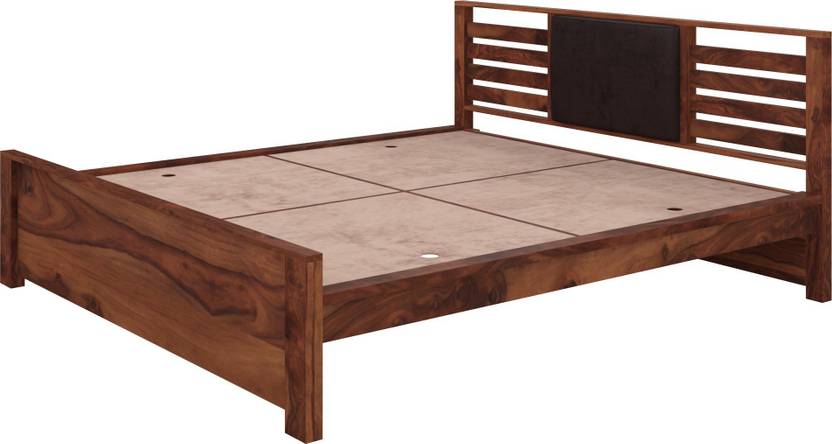 Vintej Home Sheesham Wood Solid Wood King Bed