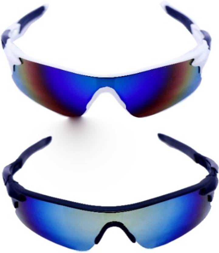 CRROPS Sports Goggles (White Black & Full Black) for Cricket