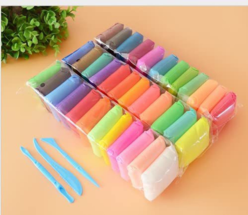Eclet 12 Air Dry Clay Colorful Children Soft Clay, Creative, Non-Toxic Art Clay Art Clay(350 g)