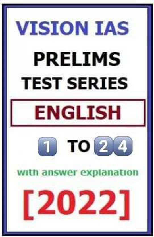 English(Paperback, vision ias)