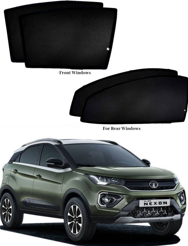 Ruff & Tuff Rear Window, Side Window Sun Shade For Tata Nexon, Nexon EV Price in India Buy