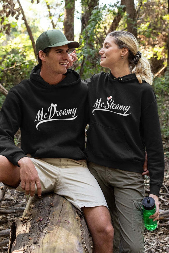 Full Sleeve Printed Couple Sweatshirt 