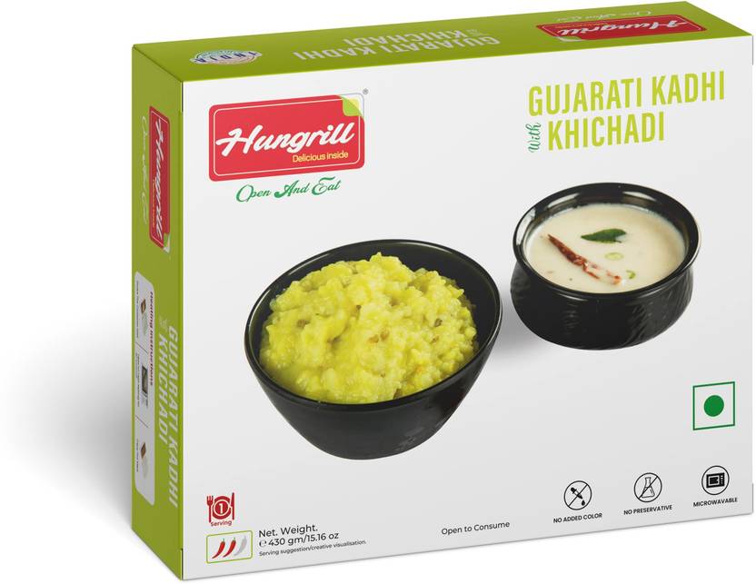 Hungrill Ready To Eat Gujarati Kadhi With Khichadi Combo 430 g Price in