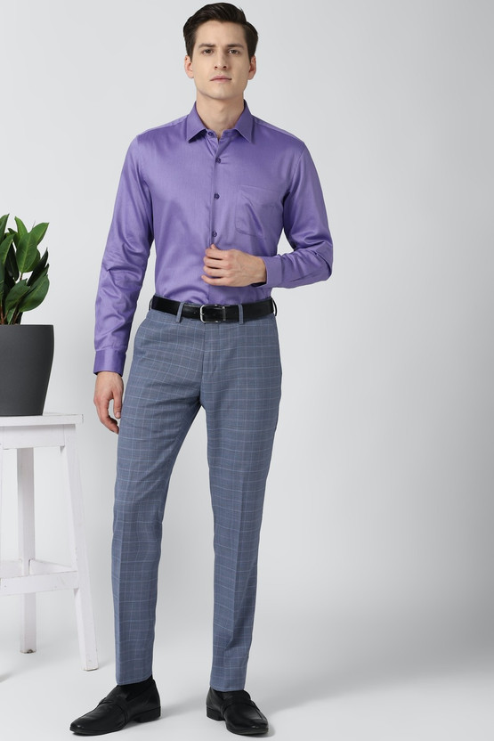purple dress shirt what color pants