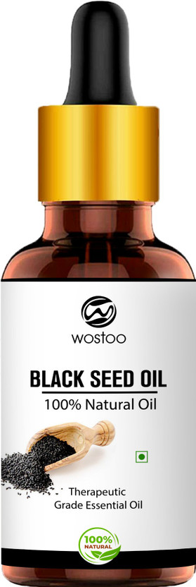 Wostoo Black Seed Oil 100% Pure and Natural (10 ml) (Pack of 1)(10 ml)