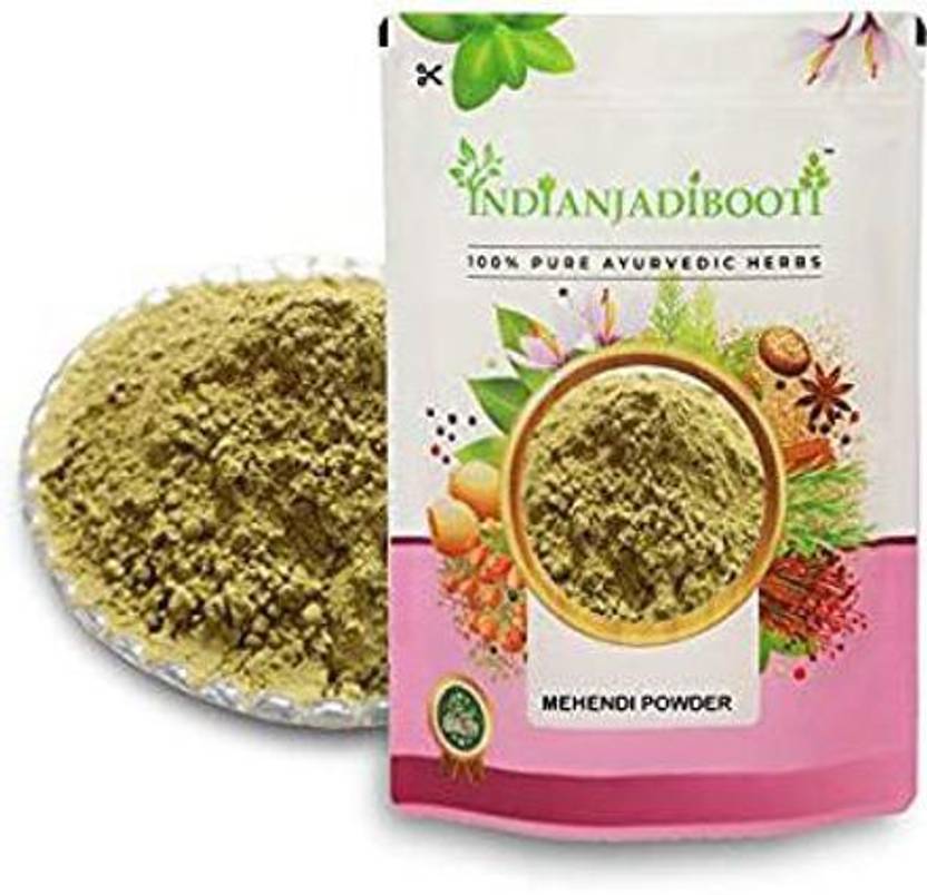 IndianJadiBooti Pure Mehndi Henna Lawsonia Inermis Leaf Powder, 400