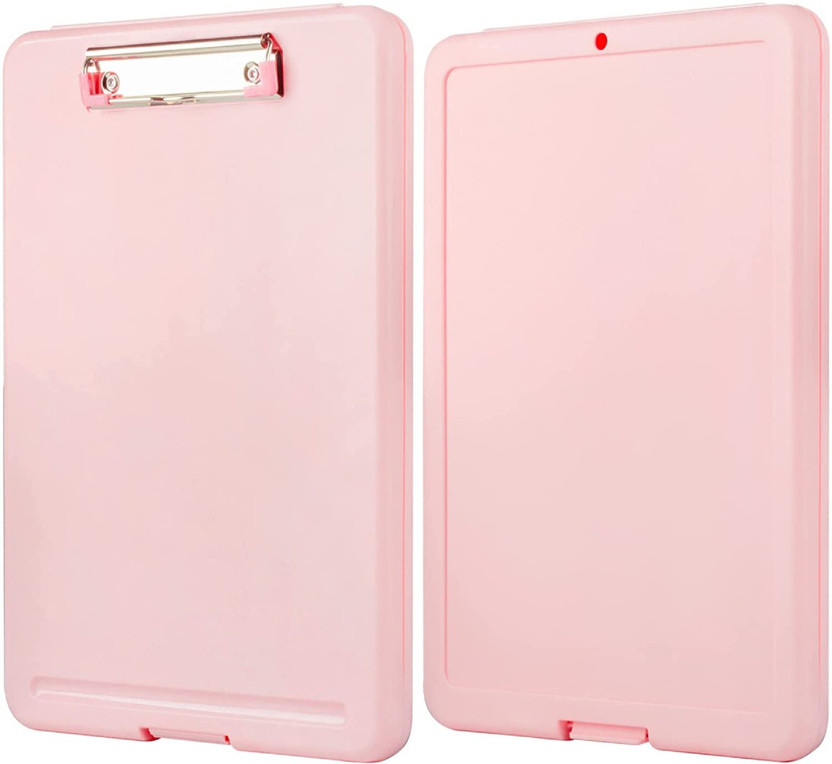 oddpod A4 Clip Pad with Storage and Document Storage(Set of 1, Pink)