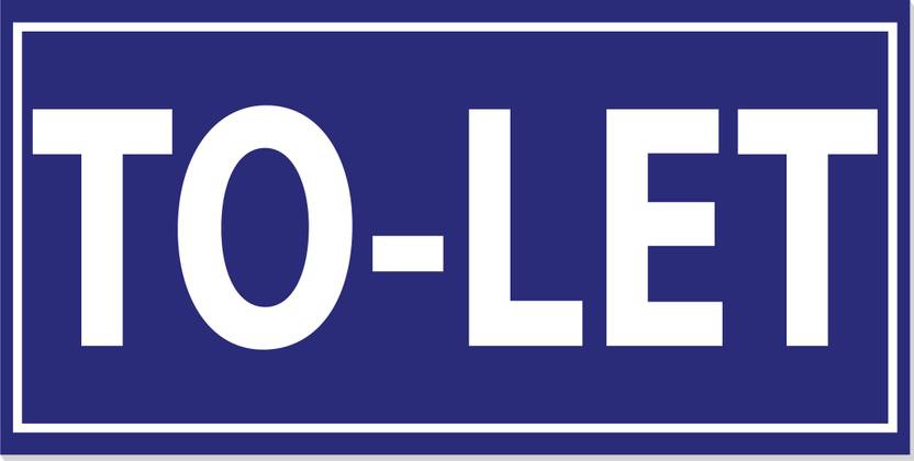 WallDesign To-Let Sign Board 14 in x 7 in For Building Shop Appartment ...