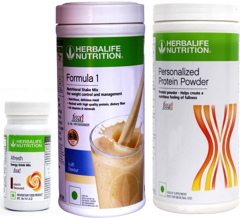 Herbalife Nutrition FORMULA 1 SHAKE KULFI & PROTIEN 400 G & AFRESH