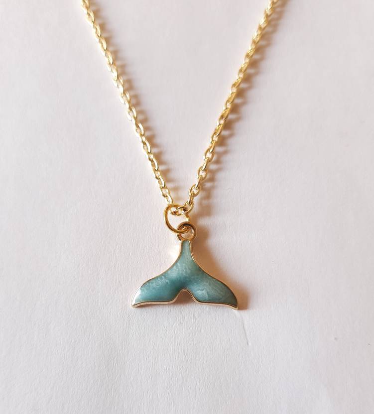 EnlightenMani Adorable Mermaid Tail Necklace in Blue with marble effect  Gold-plated Plated Alloy Necklace Price in India - Buy EnlightenMani  Adorable Mermaid Tail Necklace in Blue with marble effect Gold-plated  Plated Alloy