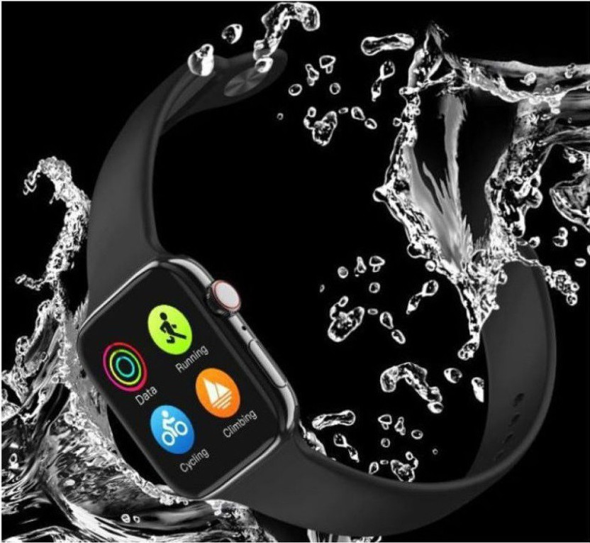Twixxle T 500 1.57'' Full Touch HD Display Smartwatch(Black Strap, Free)