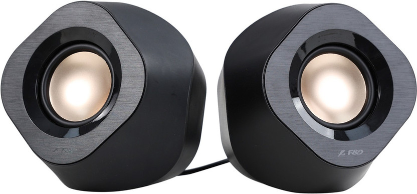 F&D V720 2.0 8 W Bluetooth Laptop/Desktop Speaker(Black, Stereo Channel)