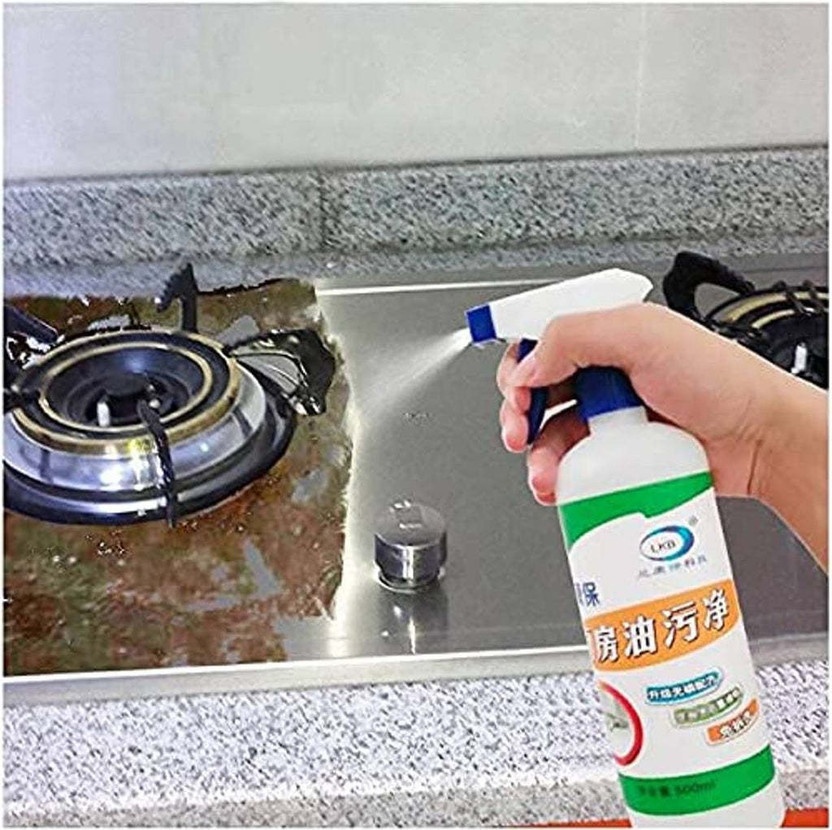 HYBE Stain remover for Kitchen Oil & Grease Cleaners Chimney & Grill Cleaner Stain Remover(500 ml)