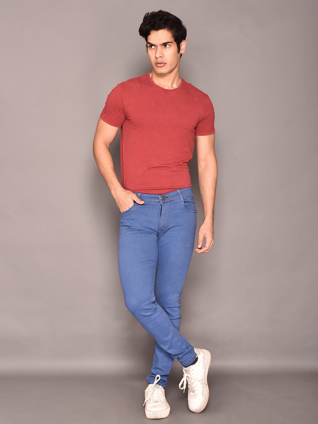Lzard Slim Men Light Blue Jeans - Buy 