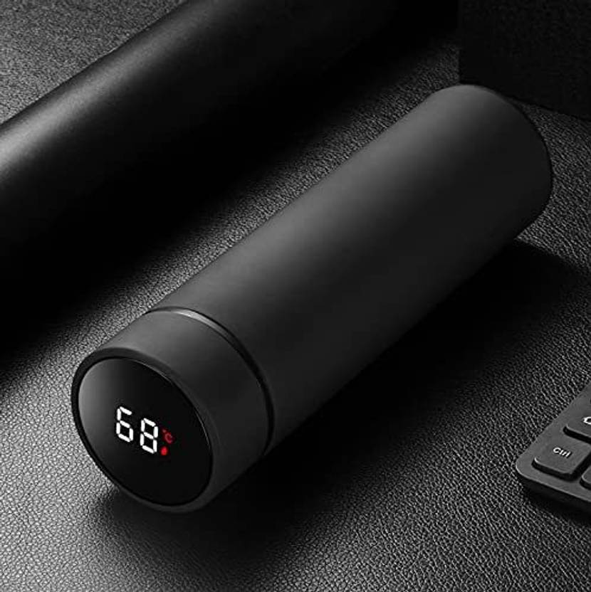 shopulse Water Bottle with LED Temperature Display for Hot and Cold