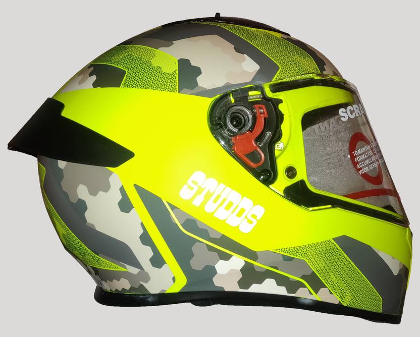 STUDDS Thunder Helmet with Spoiler Motorsports Helmet Buy STUDDS