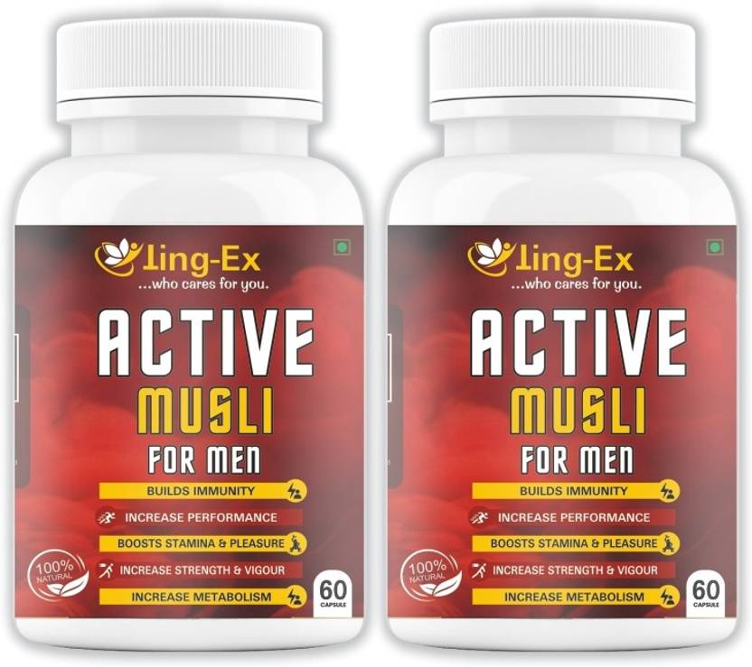 Ling-Ex Tablet for Men Active Musli Long Time Power Booster ...