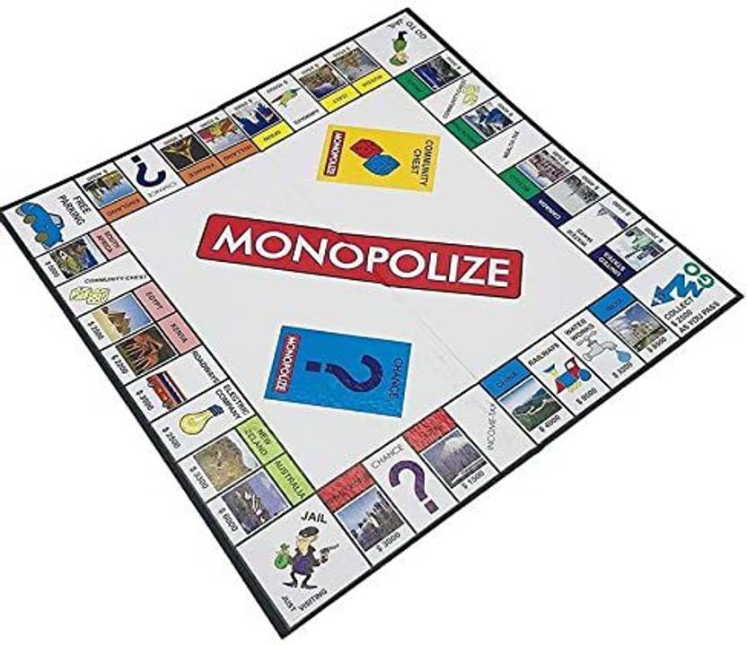 FabTop Monopolize Board/Card Game Fun Games and Activities for Kids