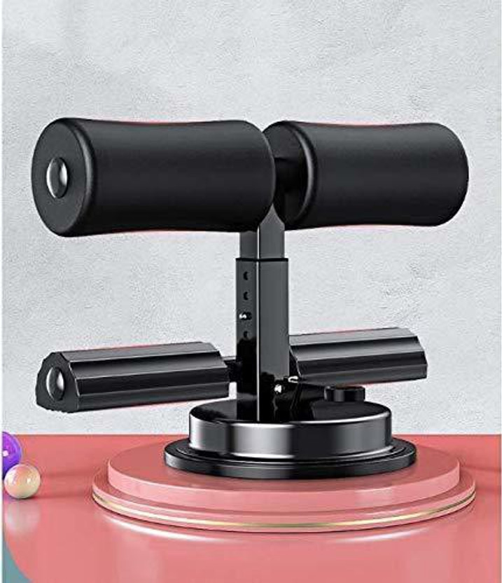 NORWICH ENTERPRISE Double Stand Sit-up Bar Workout Assistant Leg Support Abdominal Core Ab Exercise Ab Exerciser(Black)