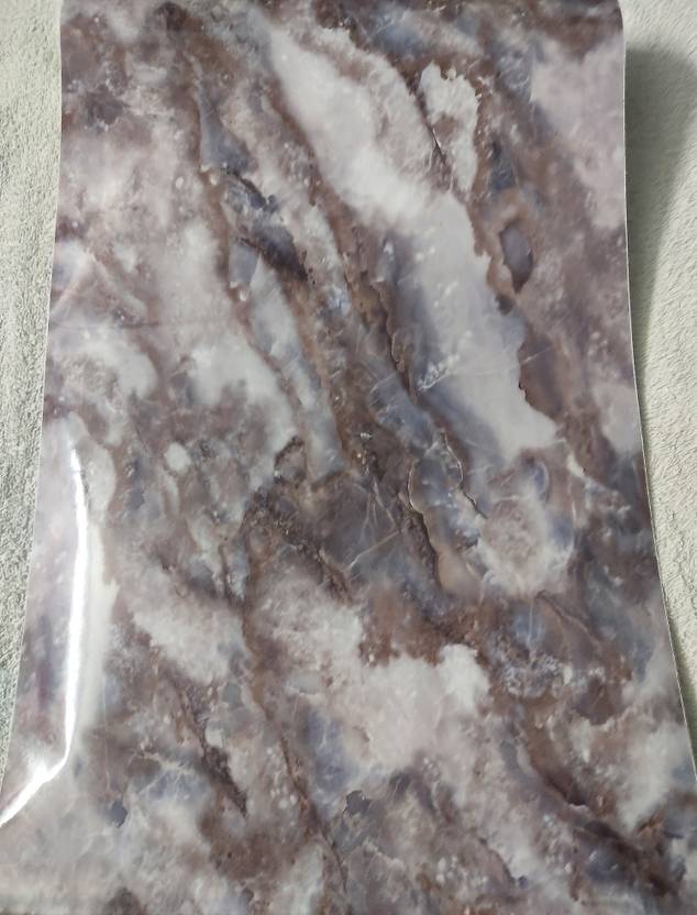 Wizzo (12 x 59 inch) Marble Design Self Adhesive Lamination Sheet for