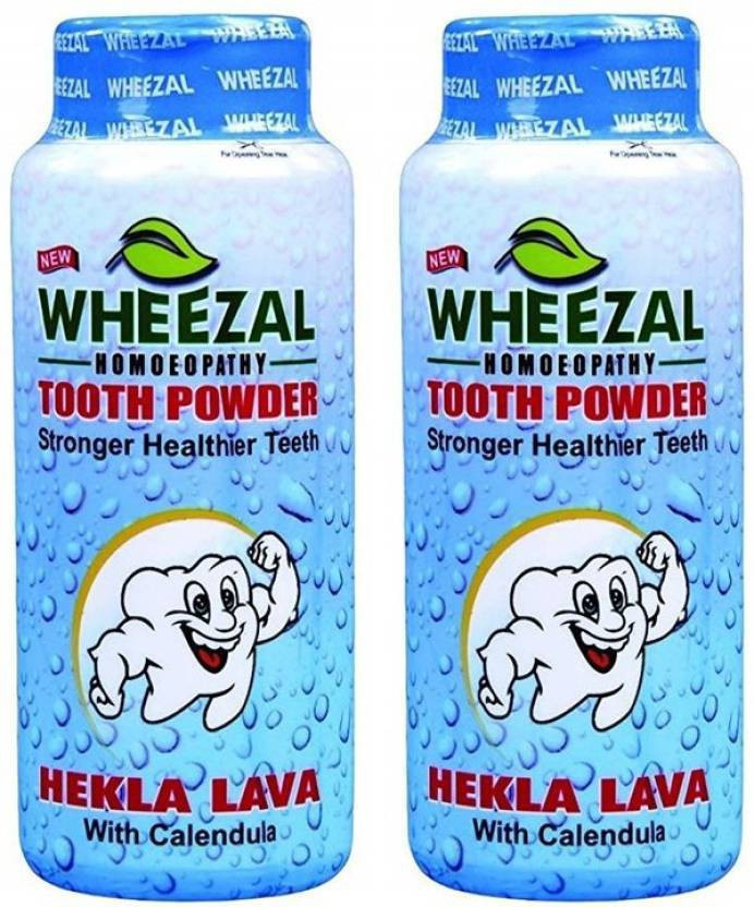 WHEEZAL WHEEZAL HOMEOTRADE HEKLAVA 100 GRM TOOTH POWDER PACK OF 2(200 g, Pack of 2) - Flipkart Deal