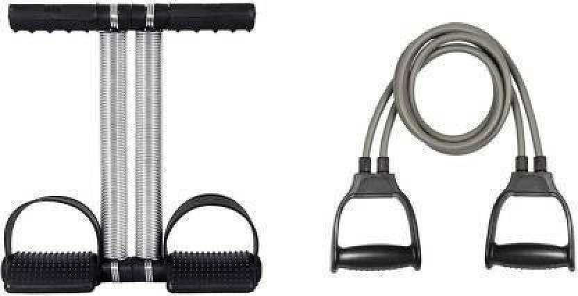 garry GRY13 Combo of Tummy Trimmer, Toning Tube for Stretching Workout at Home Ab Exerciser(Multicolor)