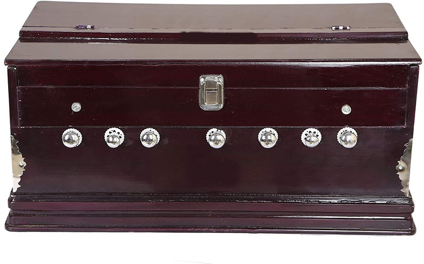 MAGA MART 3.25 Octave Hand Pumped Harmonium (Five Fold Bellow, Bass Reed) 3.25 Octave Hand Pumped Harmonium(Two Fold Bellow, Bass Reed)