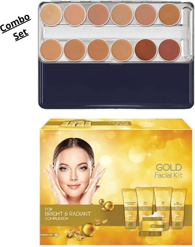 MirrorKitty Supracolor Foundation Palette And VLCC Natural Golden