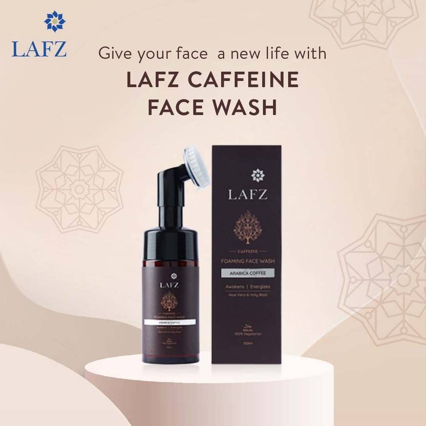 LAFZ Caffeine Foaming With BuiltIn Face Brush 100ML Men & Women All