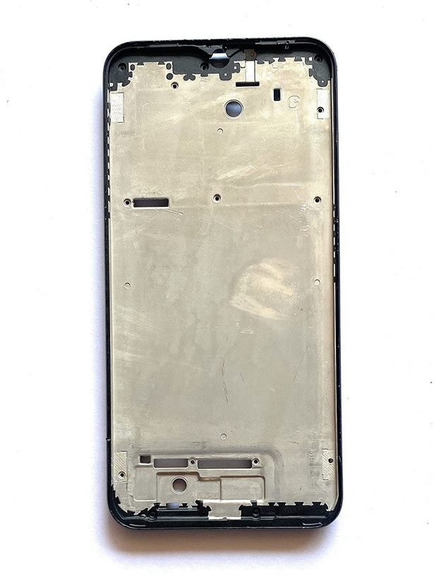 Sandreezz Samsung Galaxy M01 (LCD Frame Middle Chassis) Front Panel(Black)