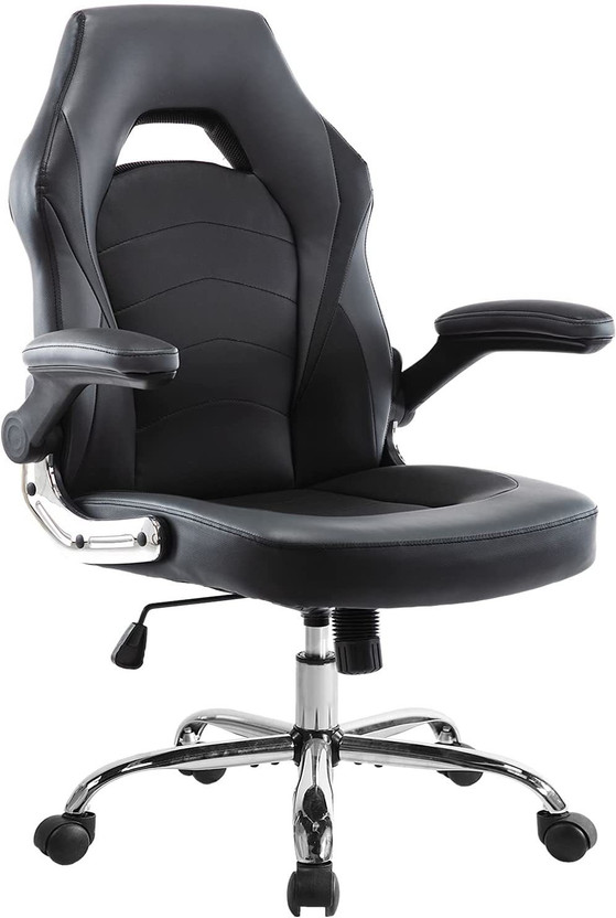 Oakcraft OC-22-WHITE Gaming Chair(Black, Grey)