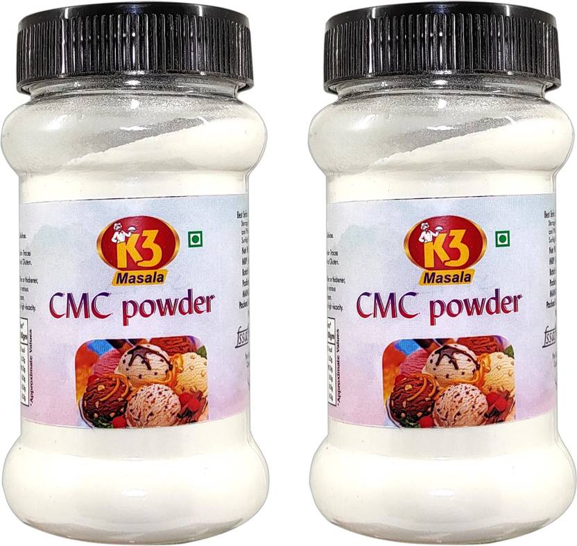 K3 Masala Ice cream Powder CMC Powder(100gm) (Carboxymethyl Cellulose)(Pack of 2) Carboxymethyl