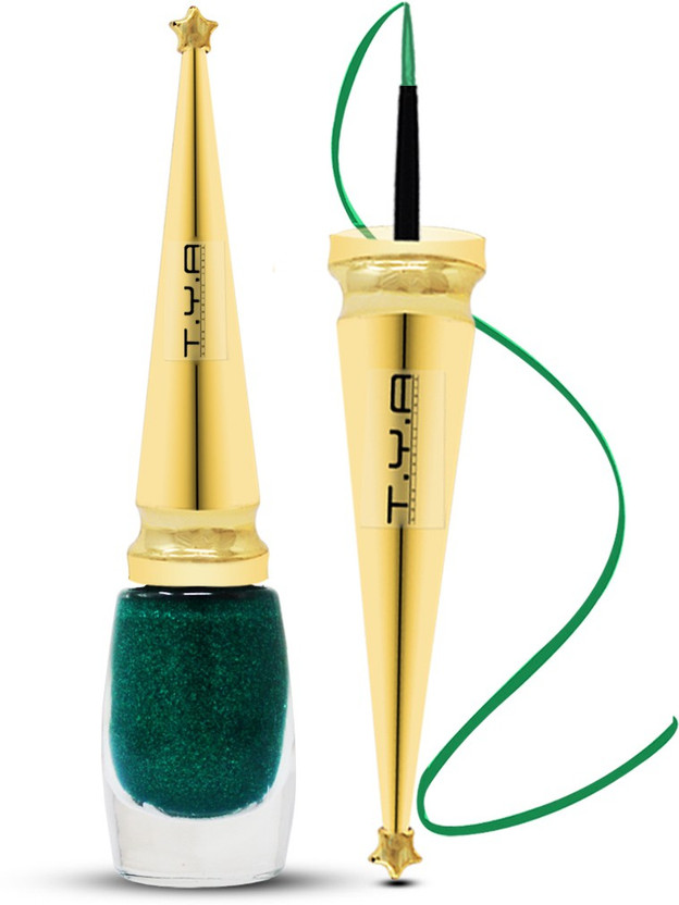 TYA Good Choice India Shiny Bold Water Resistant Long-Lasting Glitter Eyeliner 6 ml(Green)