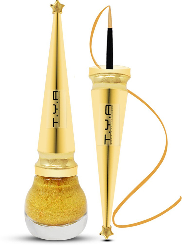 TYA Good Choice India Shiny Bold Eye Liner, Water Resistant, Long-Lasting 5.5 ml(Golden)