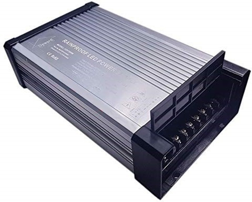 Bright Electronic Components 5V 60A Power Supply | 300 watt SMPS (Rainproof) 300 Watts Computer PSU with 2 SATA Cables(Black, Grey)