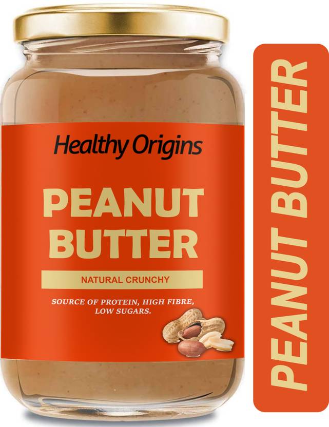 Healthy Origins Natural Crunchy Peanut Butter 900g Pack Of 2 Rich in