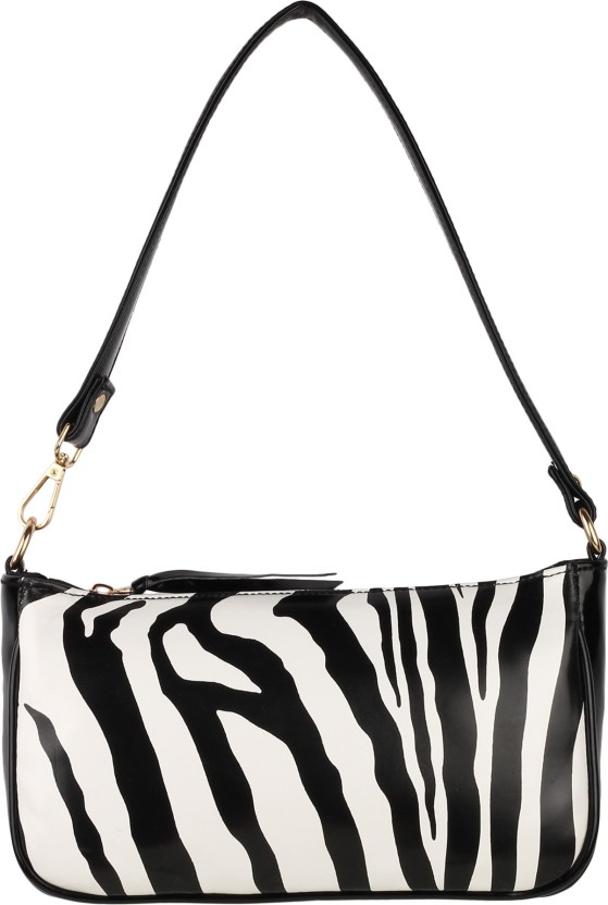 H&M Shoulder Bag black animal pattern elegant Bags Shoulder Bags 