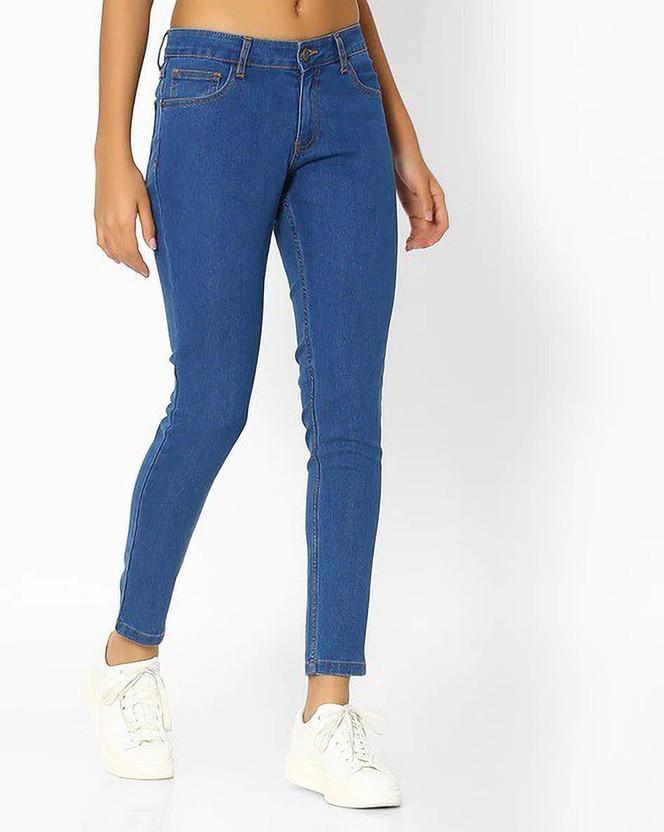 Buy dnmx Skinny Women Black Jeans 