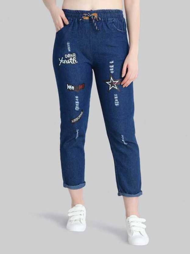 komplettropa Tapered Fit Women Blue Jeans - Buy komplettropa Tapered Fit  Women Blue Jeans Online at Best Prices in India 
