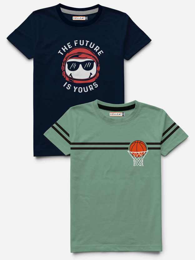 Hellcat Boys \u0026 Girls Typography Cotton