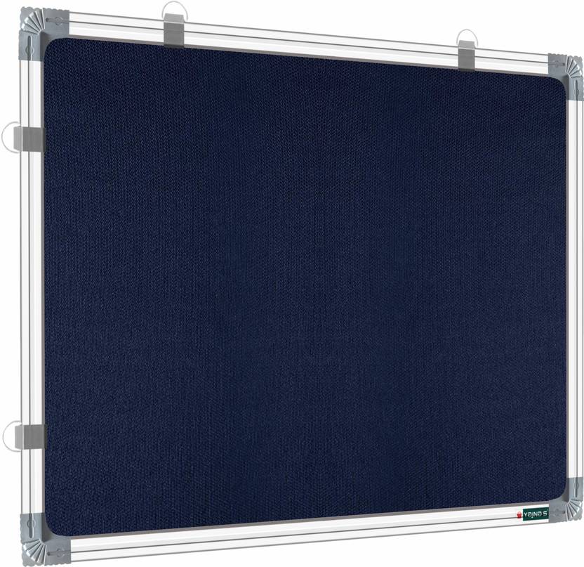 YAJNAS 3X4 Feet Premium Material Blue Notice Board Bulletin Board