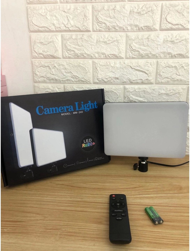 Wifton Wifton VII-25LP-3-Color Dimmable LED Camera Video Light Photography LED Panel Light Flash(Classic White) - Flipkart Deal