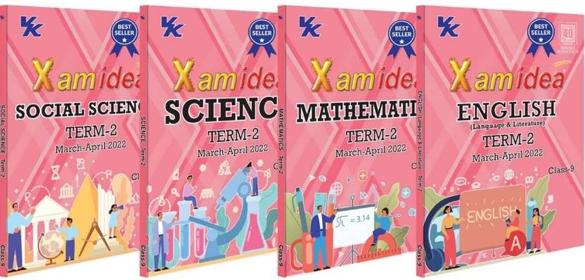 Xam Idea Class 9 Book Bundle: Set Of 4 Books (Science, Social Science, Mathematics & English 