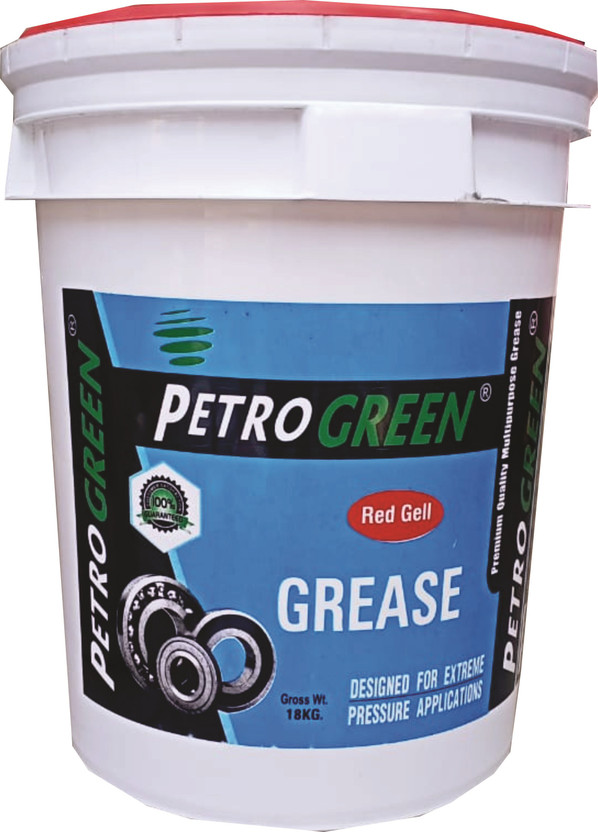 PETROGREEN RGG-18kg Red Gel Grease With NLGI-3 Specification. Grease(18 L, Pack of 1)