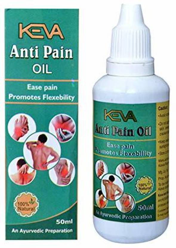 KEVA Anti Pain Relief oil Natural and Ayurvedic Preparation (Pack of