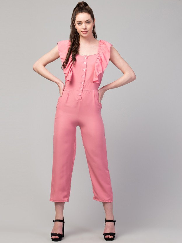 pink jumpsuit flipkart