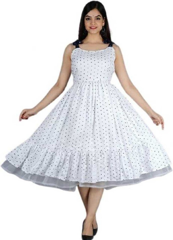 flipkart fit and flare dress