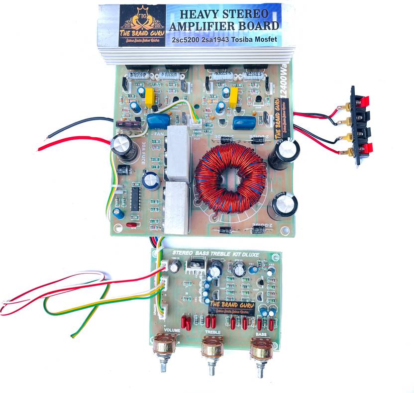 Pcb And Electronics 12400w ORIGINAL 2SC5200 STEREO AMPLIFIER BOARD FOR