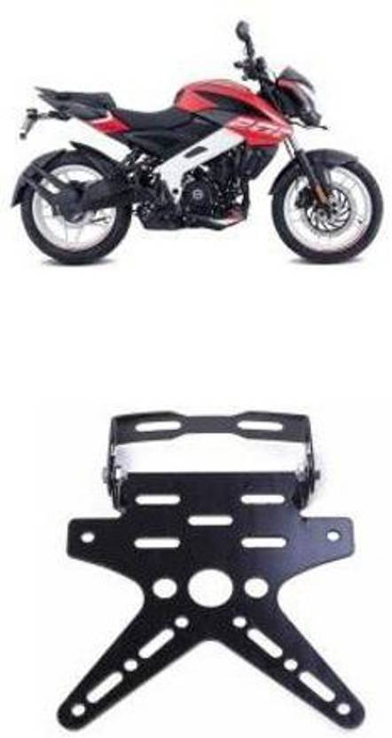 A9 Bike Adjustble Metal Front Number Plate Holder For Pulsar NS200