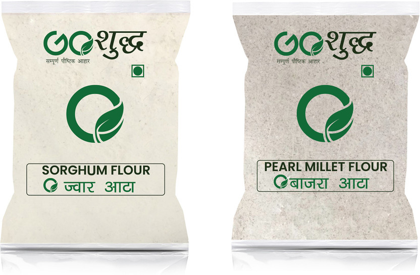 Goshudh Jowar Atta And Bajra Atta Combo (1kg Each) Combo(Jowar Atta And Bajra Atta Combo (1kg Each))